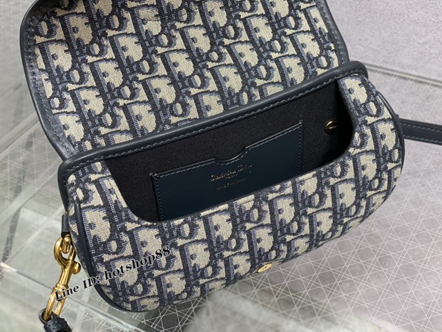 Dior專櫃2022新款老花小牛皮女包 迪奧Bobby系列最新腋下包 fkd1520